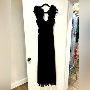 Size 6 Antonio Melani formal long black dress.